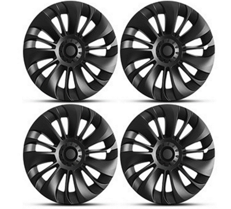 Model Y 19 Cyclone hubcap 【 Matte black 】