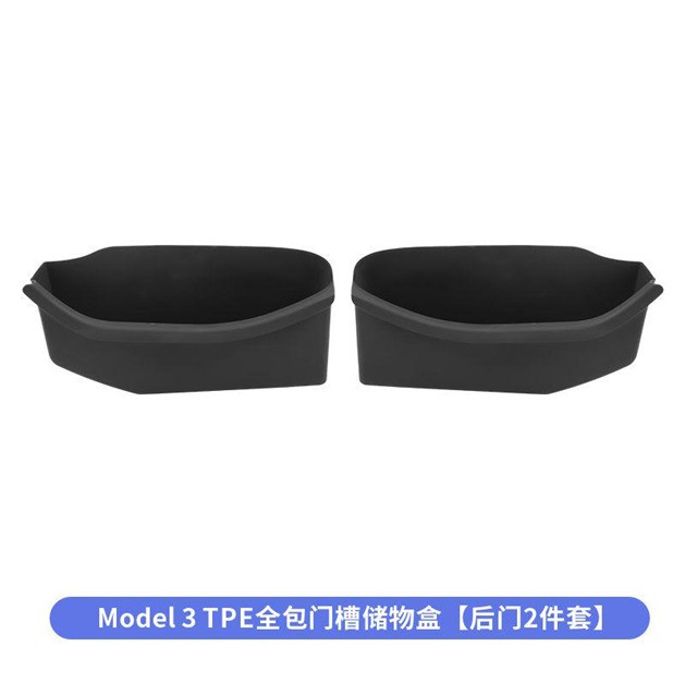 MODEl 3 fully included rear door storage slot mat